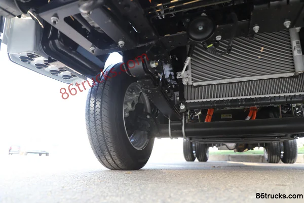 Yuejin Dana T3 3,805 m cabine simple plateau électrique pur CATL 53,58 kWh 4X2(6 roues) Châssis (2) | 86Trucks