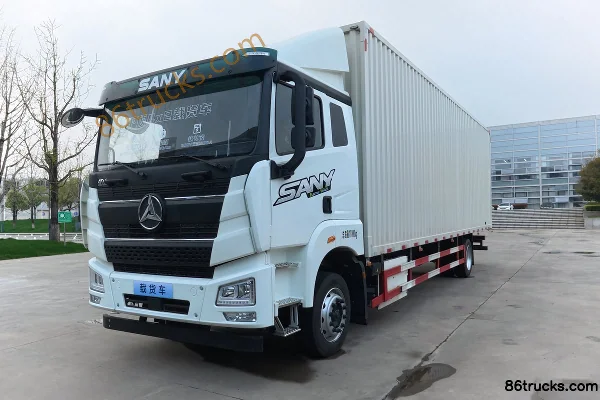 SANY Truck Jiangshan toit plat 4X2(6 roues) 9.6m camion porteur électrique pur EVE 318kWh Extérieur (3) | 86Trucks
