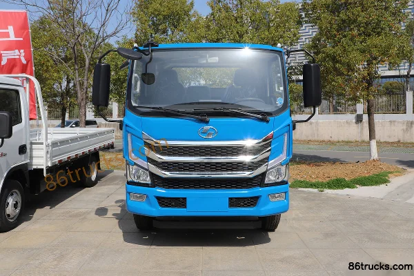 Yuejin Qilin H3 2.5L Diesel 180 hp 4X2(6 wheels) Fast Gear 10-Speed 3.2m Single Row Dump Truck Exterior (2) | 86Trucks
