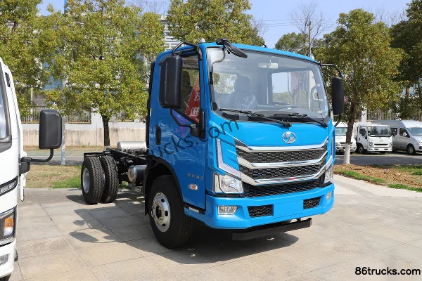 Yuejin Qilin H3 2.5L Diesel 180 hp 4X2(6 wheels) Fast Gear 10-Speed 3.2m Single Row Dump Truck Exterior