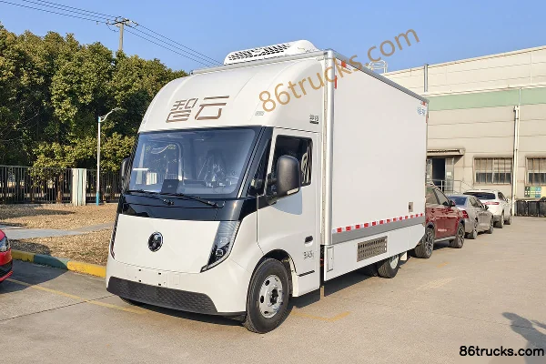 SHACMAN Commercial Vehicle SHACMAN Commercial Vehicle Zhiyun Kunshi Light Truck Electric Refrigerated Truck