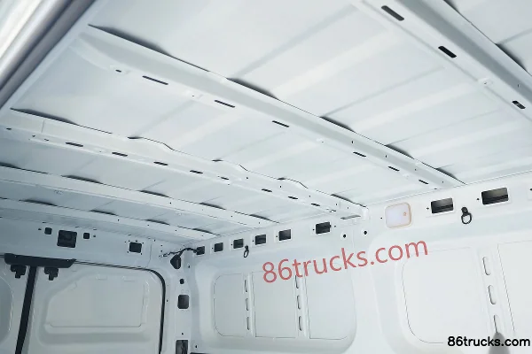 Huolala Duola Large Van 2025 Super Fast Charge Practical Edition 3-Seat Pure Electric Panel Van CATL 43.53kWh Cargo Box (2) | 86Trucks