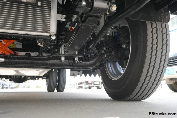 Yuejin Dana T2 Hydraulic Brake 4.17m Single Row Battery-Swap Pure Electric Box Van Light Truck CATL 81.12kWh 4X2(6 wheels) Chassis (3) | 86T