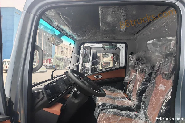 XCMG Hanjie toit surélevé frein pneumatique 4,4 m camion porteur à grille électrique pur cabine simple CALB 133,94 kWh 4X2(6 roues) (3) | 86