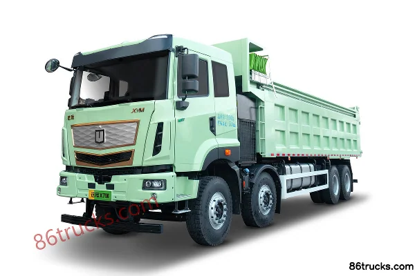 FARIZON X7M Composite Edition 8X4(12 wheels) 5.6m Methanol Plug-in Hybrid Range-Extender Dump Truck Xuanwu 98kWh Exterior (2) | 86Trucks