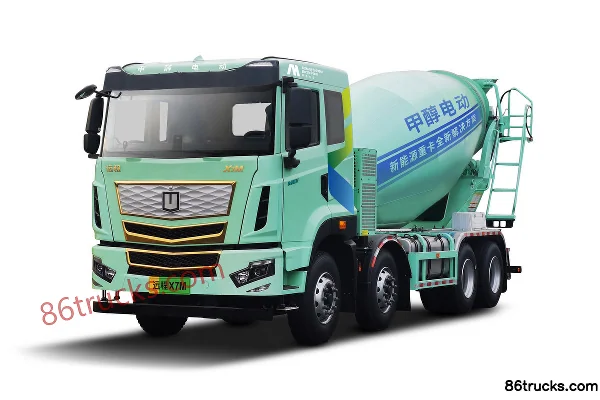 FARIZON X7M Composite Edition 8X4(12 wheels) 7.28m³ Methanol Plug-in Hybrid Range-Extender Concrete Mixer Truck Xuanwu 65kWh Exterior (3)