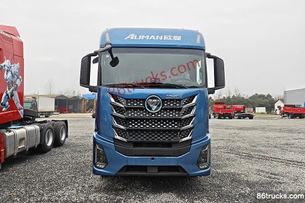 Auman Galaxy 5M 6X4(10 wheels) Battery-Swap Pure Electric Tractor Truck CATL 600kWh Exterior (2) | 86Trucks