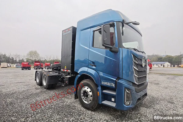 Auman Galaxy 5M 6X4(10 wheels) Battery-Swap Pure Electric Tractor Truck CATL 600kWh Exterior