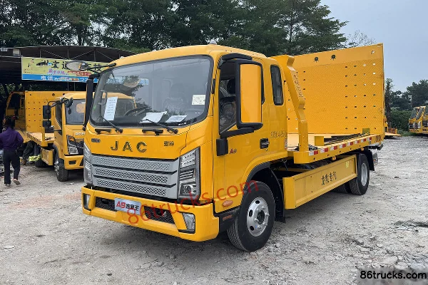 JAC A9 160 hp 4X2(6 wheels) Fast Gear 8-speed Tow Truck (Hubei Longmu) Exterior (3) | 86Trucks