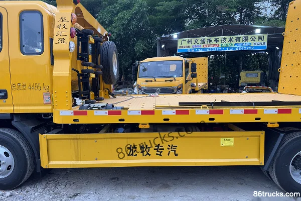 JAC A9 160 hp 4X2(6 wheels) Fast Gear 8-speed Tow Truck (Hubei Longmu) Body (1) | 86Trucks