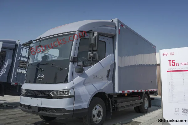 BYD T5 Zhixiang Edition 4.03m Single Row Pure Electric Box Light Truck FinDreams 132kWh 4X2(6 wheels) Exterior (3) | 86Trucks