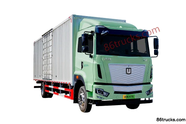 FARIZON X7E 4X2(6 wheels) 9.8m Battery Swap Pure Electric Box Cargo Truck CATL 200kWh Exterior