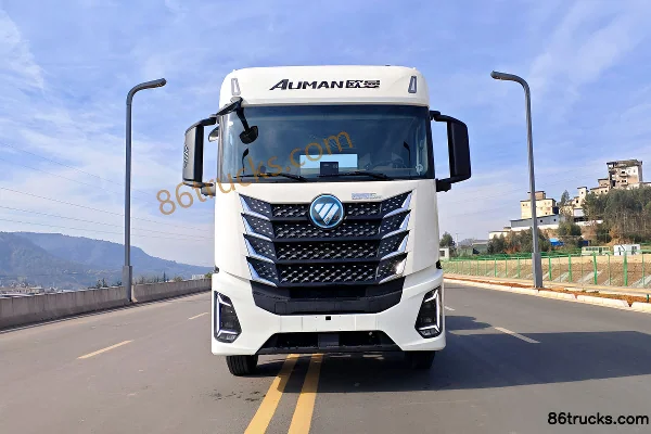 Auman Galaxy 5M 6X4(10 roues) tracteur routier électrique pur à batterie interchangeable CATL 400 kWh Extérieur (2) | 86Trucks