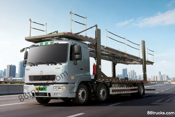 FARIZON X3M 350 hp 6X2(8 wheels) Methanol Plug-in Hybrid Range-Extended Vehicle Transporter Xuanwu 65kWh Exterior (2) | 86Trucks