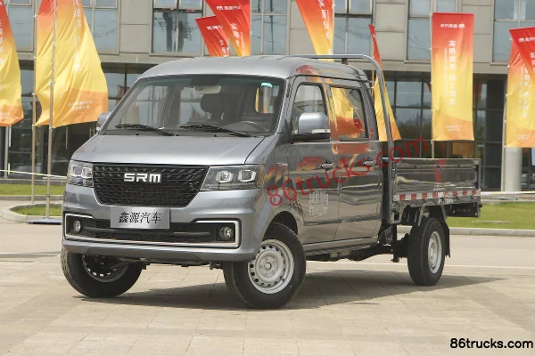 SRM Xinka T3 PLUS 2026 luxe 1.8L essence 136 ch 4X2(6 roues) 2,51 m micro camion plateau double cabine Extérieur (3) | 86Trucks
