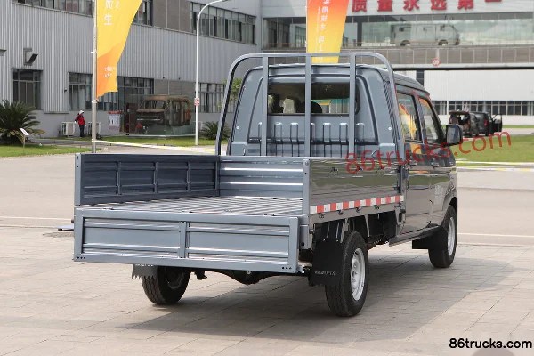 SRM Xinka T3 PLUS 2026 luxe 1.8L essence 136 ch 4X2(6 roues) 2,51 m micro camion plateau double cabine Carrosserie (2) | 86Trucks