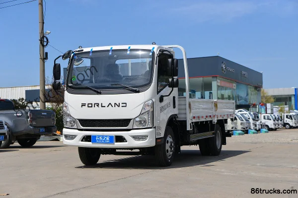 Foton Times Linghang M5 3.0L 130ch 4X2(6 roues) CNG 4.17m single-row flatbed light truck Extérieur (3) | 86Trucks