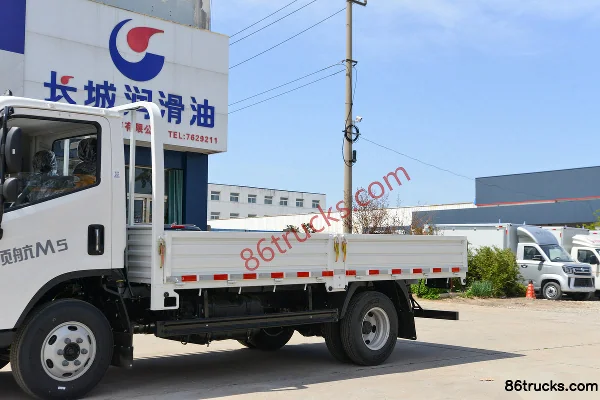 Foton Times Linghang M5 3.0L 130ch 4X2(6 roues) CNG 4.17m single-row flatbed light truck Carrosserie (1) | 86Trucks
