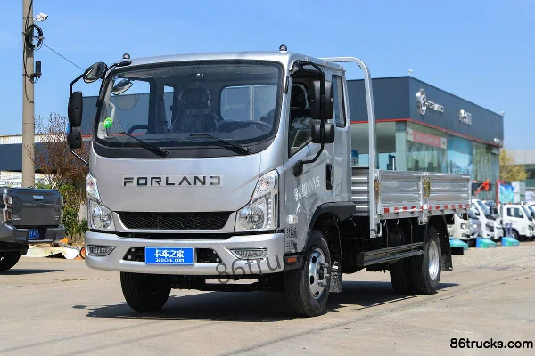Foton Times Leader M5 151 hp 4X2(6 wheels) 3.8m double-row flatbed light truck (Fast Gear 8-speed) Exterior (3) | 86Trucks