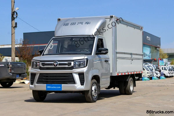 FotonV5 1.6L Gasoline 120hp 4X2(6 wheels) Dongan 5-speed 3.7m Single Row Wing Opening Van Micro Truck Exterior (3) | 86Trucks