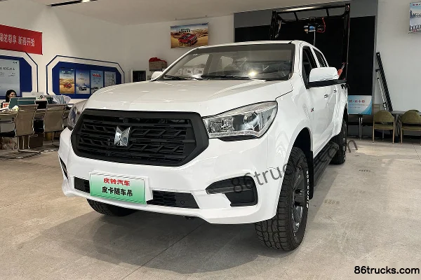Qingling Isuzu T28 2026 Model 2.8T Diesel 150hp Manual 4WD Engineering Truck Pickup (Qinhong Brand) Cab (3) | 86Trucks