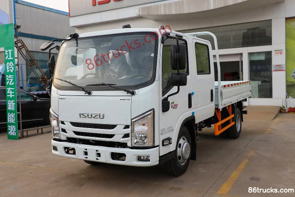 Jiangxi Isuzu Yifang EC5 Pro 2,5 L diesel 154 ch 4X2(6 roues) 6 vitesses cabine moyenne 3,16 m double rangée camion plateau léger Extérieur