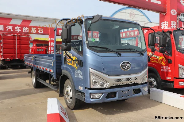 FAW Jiefang New Zhaocaihu 2.5L Diesel 150hp 4X2(6 wheels) WLY 5-Speed 4.2m Single-Row Flatbed Truck Exterior