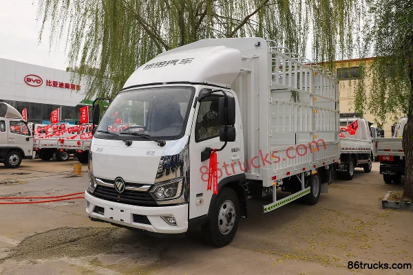 Foton Zhilan EM 4.5T 4.17 m cabine simple camion à ridelles électrique pur 77.28 kWh 4X2(6 roues) Extérieur (3) | 86Trucks