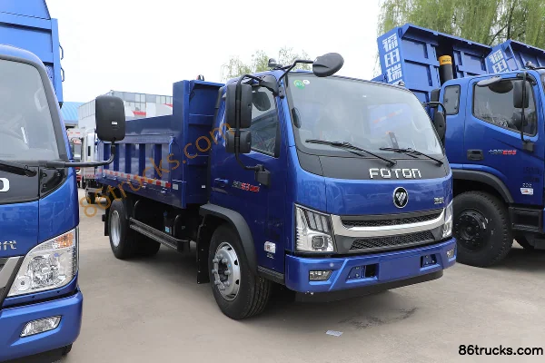 Foton King Kong S3 PLUS 2.5L Diesel 155 hp 4X2(6 wheels) WLY 8-Speed Double Top 3.7m Single Row Dump Truck Exterior