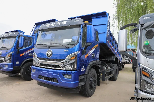 Foton Big Diamond ES5 Pro 4.3L Diesel 200 hp 4X2(6 wheels) Fast Gear 10-speed 3.8m Cab-over Dump Truck Exterior (3) | 86Trucks