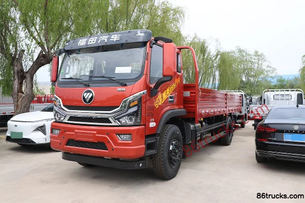 Foton Shenglong ES5 Pro 4.3L Diesel 200 hp 4X2(6 wheels) Fast Gear 10-Speed 5.8m Sideside Cargo Truck Exterior (3) | 86Trucks