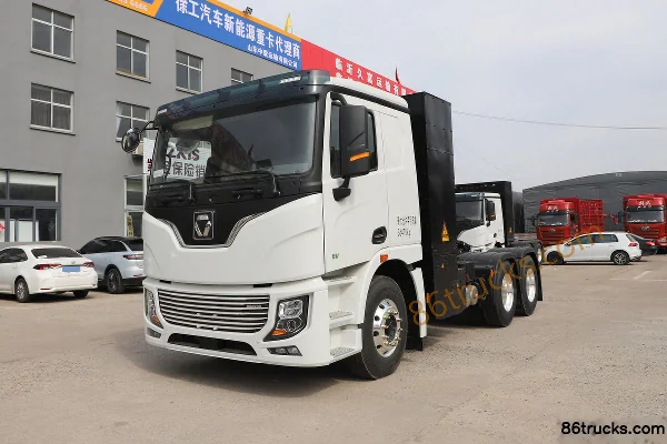 XCMG Hanfeng XG2 Composite Version 6X4(10 wheels) Pure Electric Tractor Truck CATL 600.9kWh Exterior (3) | 86Trucks