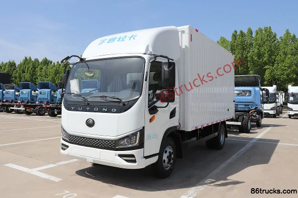 Yutong T3 Medium Body Hydraulic Brake 4.2m Single Row Electric Van Light Truck Shenlan 100.103kWh 4X2(6 wheels) Exterior (3) | 86Trucks