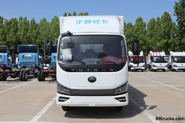 Yutong T3 Medium Body Hydraulic Brake 4.2m Single Row Electric Van Light Truck Shenlan 100.103kWh 4X2(6 wheels) Exterior (2) | 86Trucks