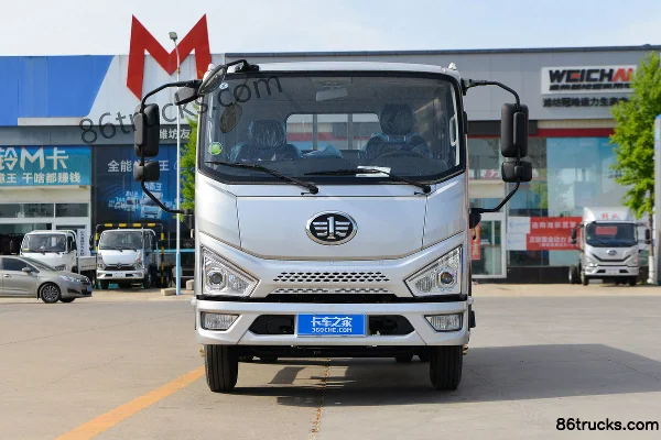 FAW Jiefang New Zhaocaihu Pro 2.5L Diesel 150 hp 4X2(6 wheels) 5-Speed Air Brake 3.82m Semi-Row Flatbed Light Truck Exterior (2) | 86Trucks