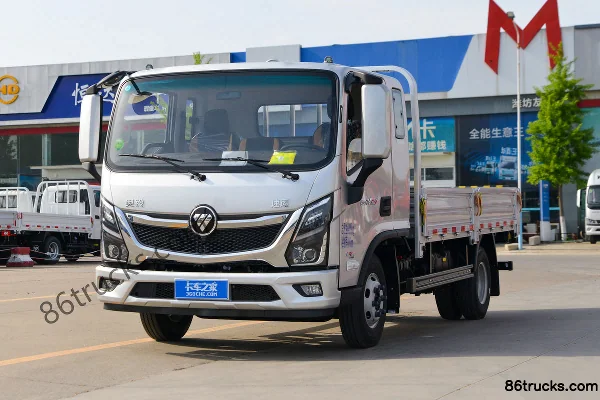 Foton ATV 2.5L diesel 158hp 4X2(6 wheels) WLY 6-speed 3.83m semi-row flatbed light truck Exterior (3) | 86Trucks