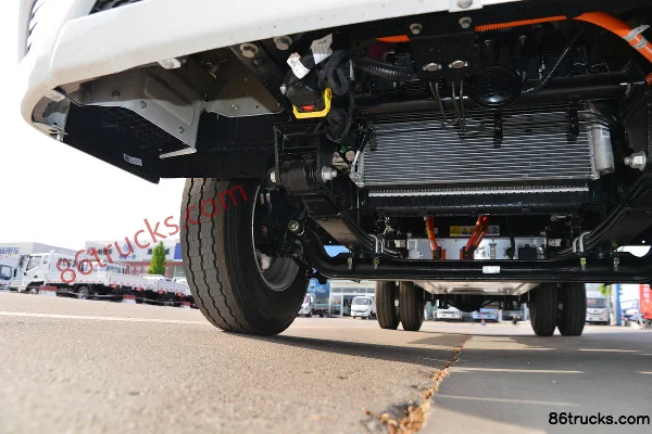 Foton Zhilan EM Hydraulic Brake 4.17m Single Row Pure Electric Flatbed Micro Truck Yiwei 81.59kWh 4X2(6 wheels) Chassis (2) | 86Trucks