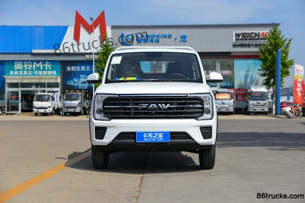 FAW Jiefang 1.6L Gasoline 122 hp 4X2(6 wheels) 5-Speed 3.47m Single Row Flatbed Mini Truck Exterior (2) | 86Trucks