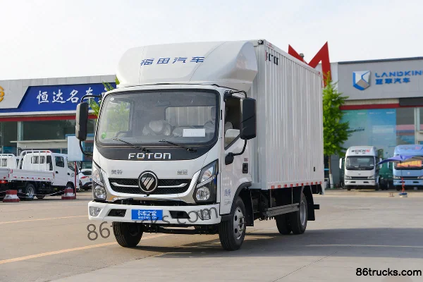 Foton New Jieyun Youth Edition 2.5L Diesel 150hp 4X2(6 wheels) WLY 5-Speed 4.14m Single Row Van Light Truck Exterior (3) | 86Trucks