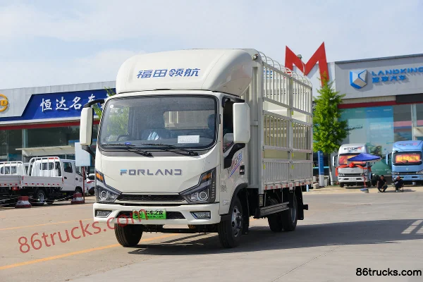 Foton Forland Linghang G5 Air Brake 4.17m Single Row Pure Electric Stake Truck CATL 100.46kWh 4X2(6 wheels) Exterior (3) | 86Trucks