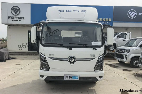 Foton Zhilan EL-Plus Air Brake 4.14m Single Row Pure Electric Van Light Truck CATL 165kWh 4X2(6 wheels) Exterior (2) | 86Trucks