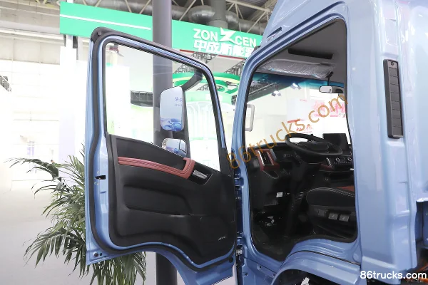 BluePower·Yue EH Pro Wide Body Air Brake 4.18m Single Row Pure Electric Box Light Truck BYD 131.98kWh 4X2(6 roues) Cabine (1) | 86Trucks