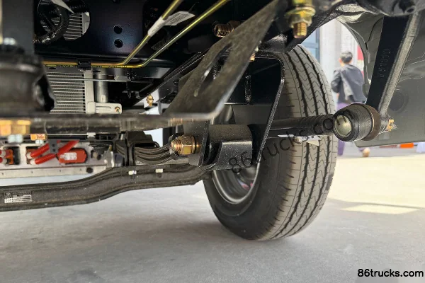 Dongfeng T9E hydraulic brake 4.005m single-row pure electric flatbed micro truck CALB 62kWh 4X2(6 wheels) Chassis (2) | 86Trucks