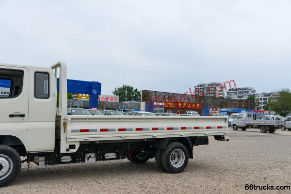 FotonM2 3.8m Row Half Pure Electric Flatbed Micro Truck AiYiKe 71.63kWh 4X2(6 wheels) Body (2) | 86Trucks