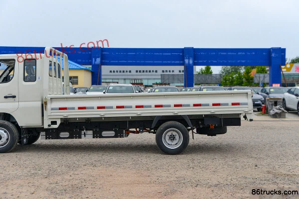 FotonM2 3.8m Row Half Pure Electric Flatbed Micro Truck AiYiKe 71.63kWh 4X2(6 wheels) Body (1) | 86Trucks