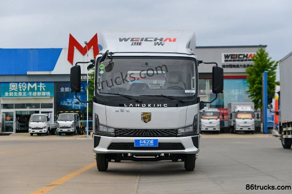 Lanqing·Long X7 2.5L Diesel 185hp 4X2(6 wheels) Fast Gear 8-Speed 3.85m Half-Cab Stake Truck Exterior (2) | 86Trucks