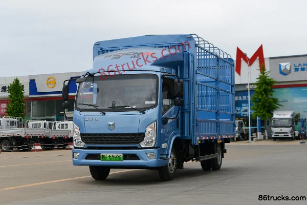 Blue Engine Yue EN Wide Body 4.18m Single Row Pure Electric Cargo Light Truck FinDreams 96.2kWh 4X2(6 wheels) Exterior (3) | 86Trucks