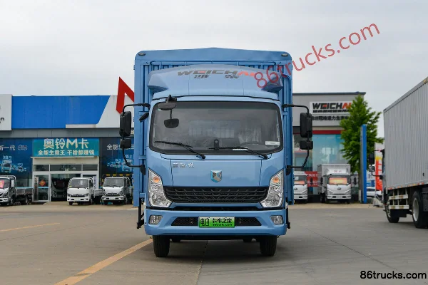 Blue Engine Yue EN Wide Body 4.18m Single Row Pure Electric Cargo Light Truck FinDreams 96.2kWh 4X2(6 wheels) Exterior (2) | 86Trucks