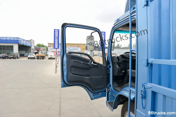 Blue Engine Yue EN Wide Body 4.18m Single Row Pure Electric Cargo Light Truck FinDreams 96.2kWh 4X2(6 wheels) Cab (1) | 86Trucks