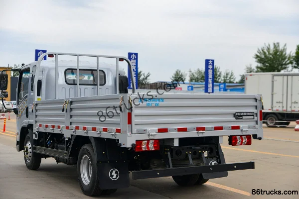 SHACMAN Commercial Vehicle Delong G200 170hp 4X2(6 wheels) 3.82m Semi-Forward Flatbed Light Truck Body (3) | 86Trucks